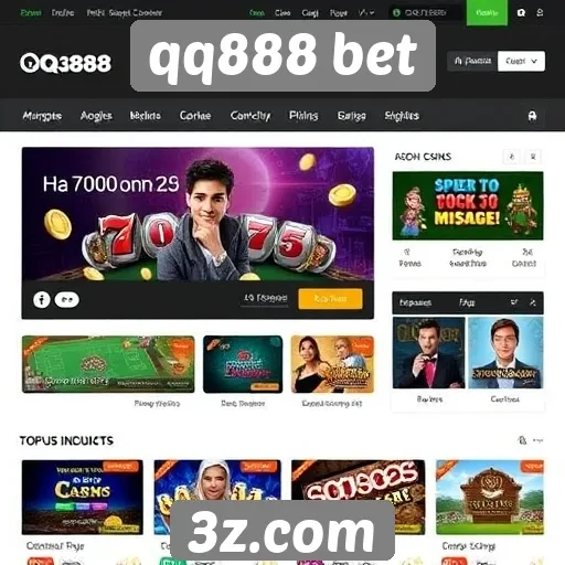 Acessibilidade e usabilidade do site qq888 bet